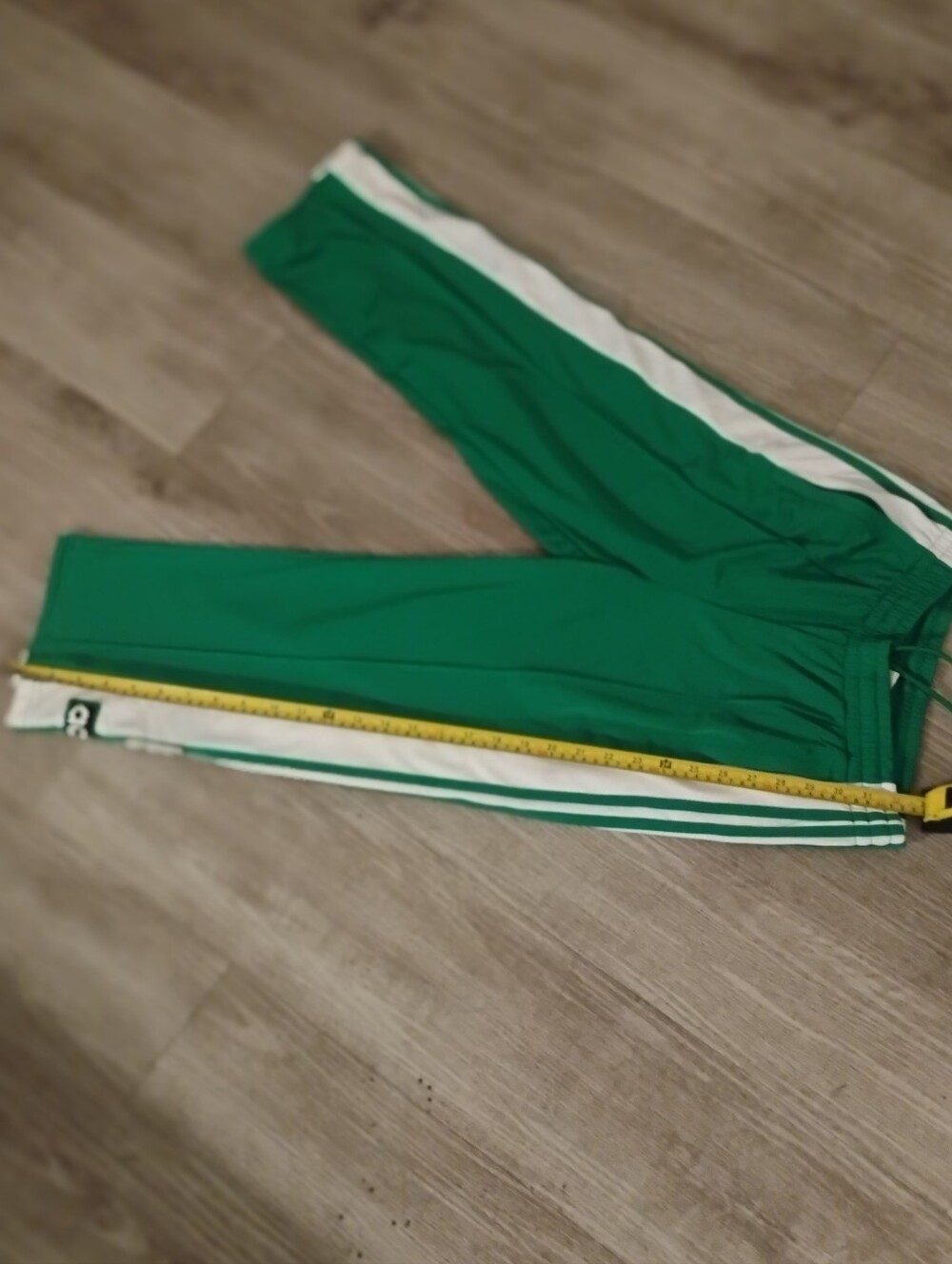 Green Side-Strip Track Pants with White Panels - Picture 6 of 6